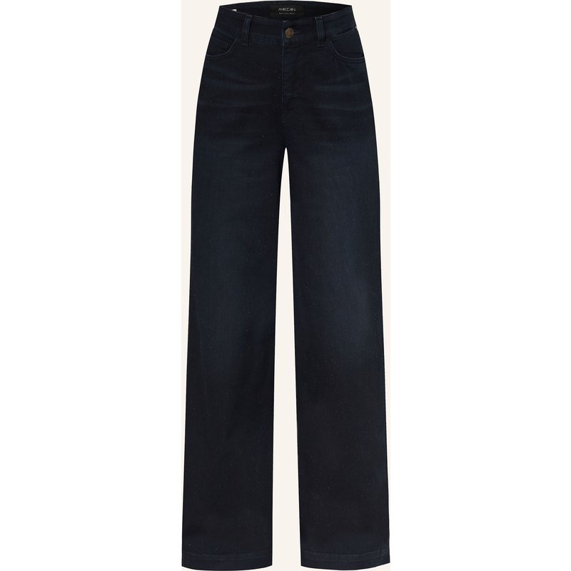 Marc Cain Wide Leg Jeans Warri Mit Schmucksteinen blau