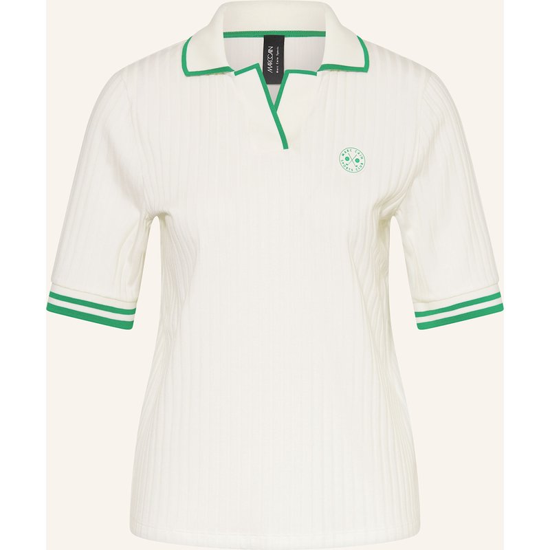 Marc Cain Strick-Poloshirt weiss