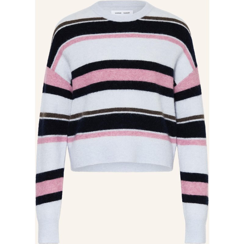 Samsøe Samsøe Pullover Sanoura Mit Alpaka blau