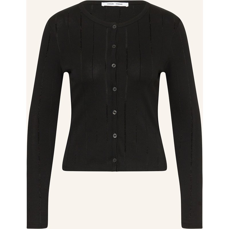 Samsøe Samsøe Strickjacke Sajunes schwarz