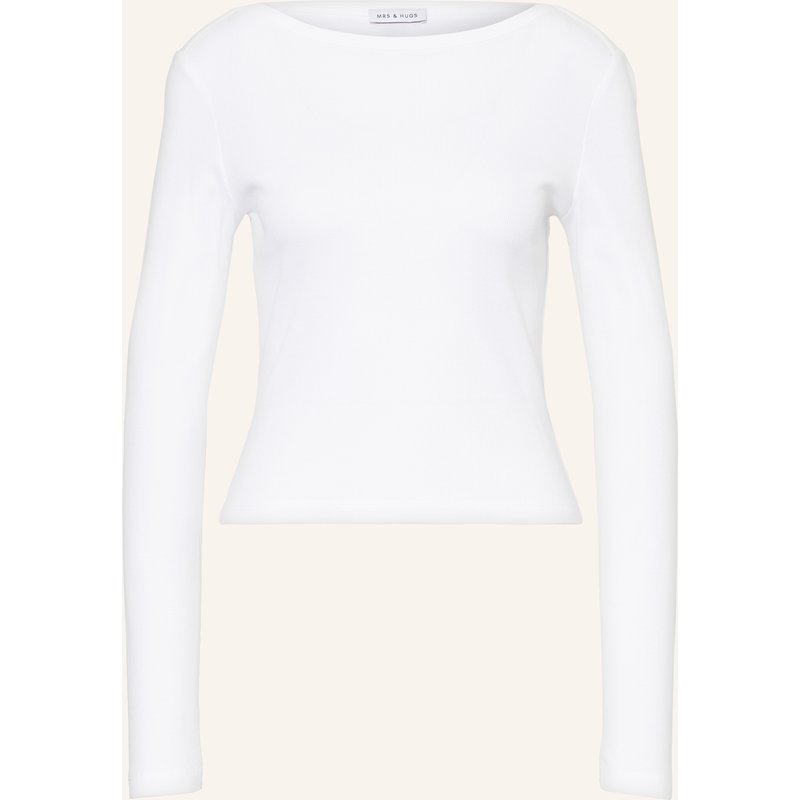 Mrs & Hugs Longsleeve weiss
