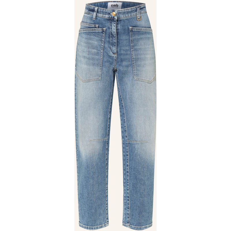Cambio Cropped Jeans Ocean blau