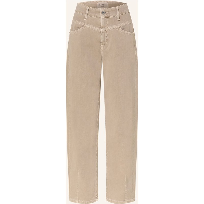 Cambio Cropped Jeans Elin braun