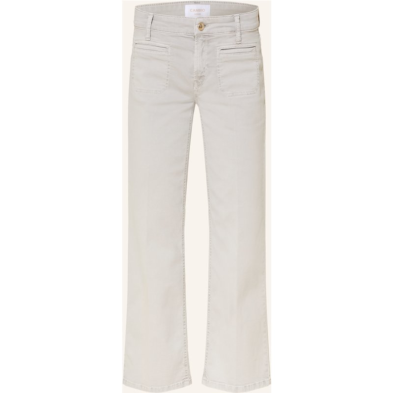 Cambio Cropped Jeans Tess grau