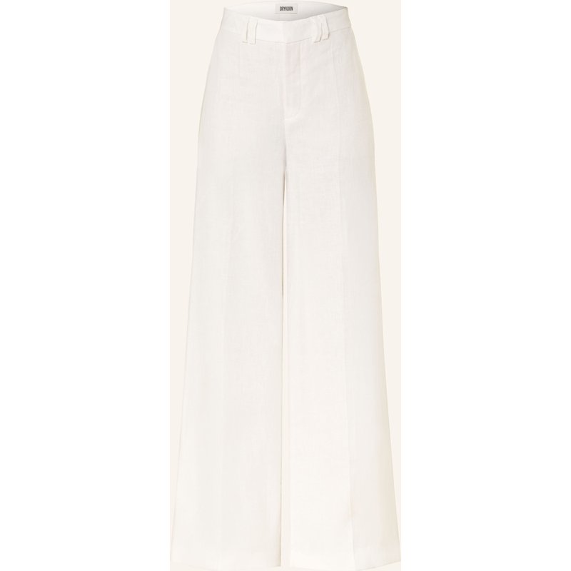 Drykorn Marlenehose Aquite Aus Leinen weiss