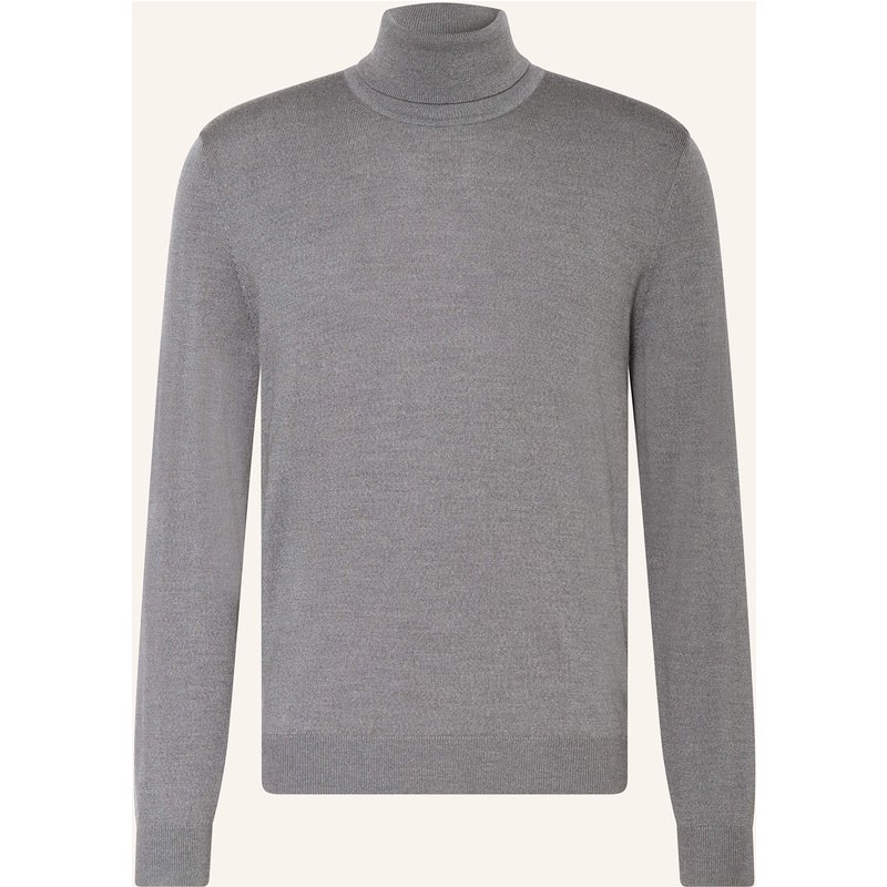 Olymp Rollkragenpullover silber