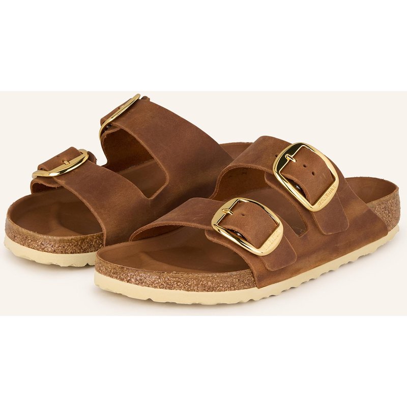 Birkenstock Pantoletten Arizona Big Buckle braun