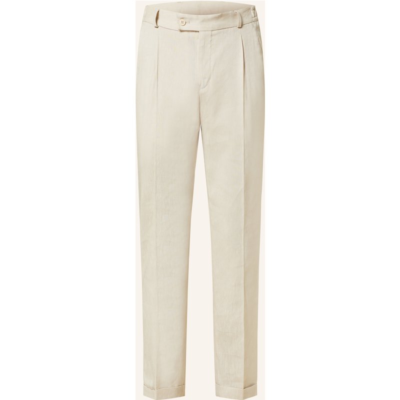Paul Anzughose Extra Slim Fit Mit Leinen beige