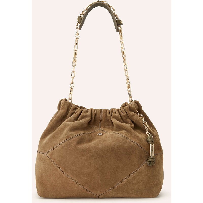 Ba&Sh Schultertasche June M gruen