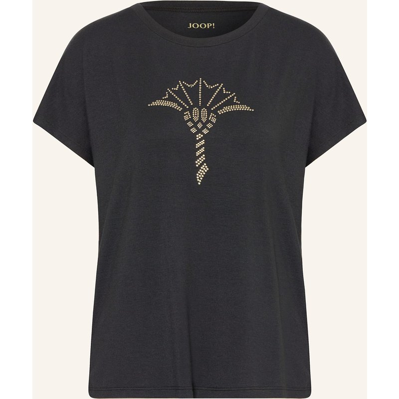 Joop! Schlafshirt Mit Schmucksteinen schwarz