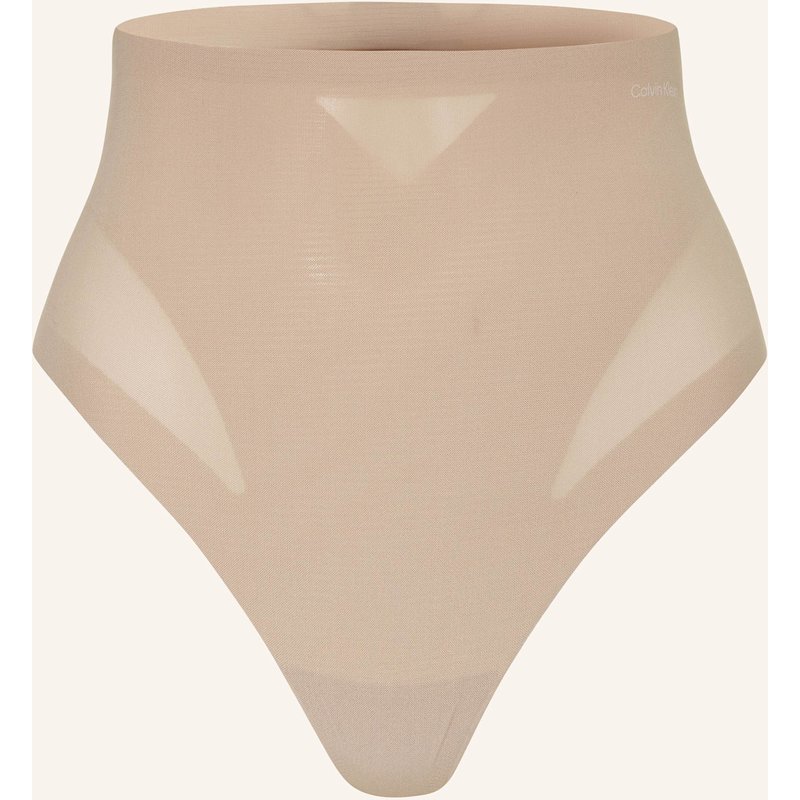 Calvin Klein Shape-String Stay-Put Mesh beige
