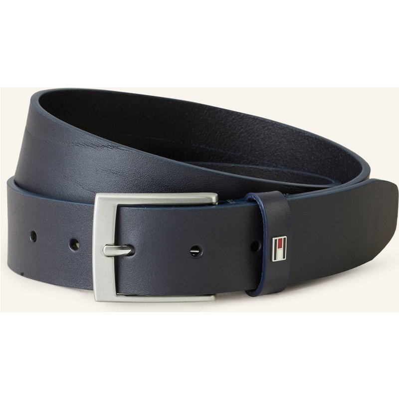 Tommy Hilfiger Ledergürtel Adan blau