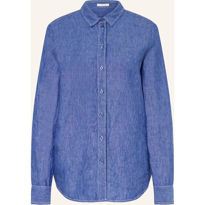 Lilienfels Hemdbluse Aus Leinen blau