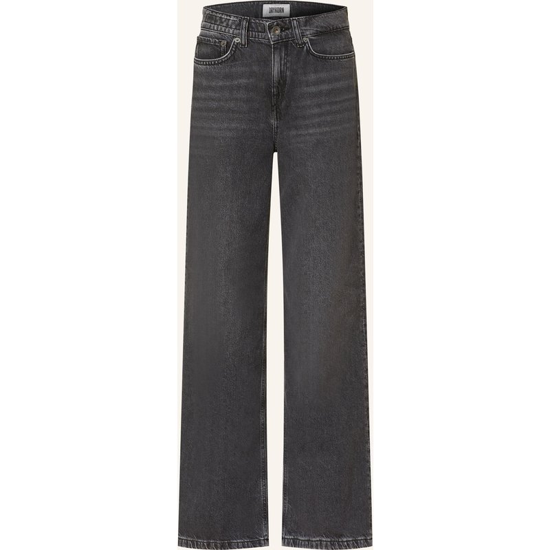 Drykorn Wide Leg Jeans Flung grau
