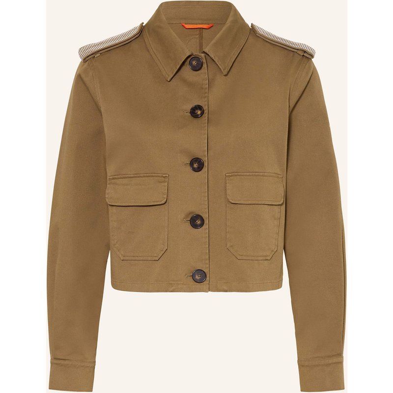 No.1 Como Kastenjacke Mit Schmucksteinen braun