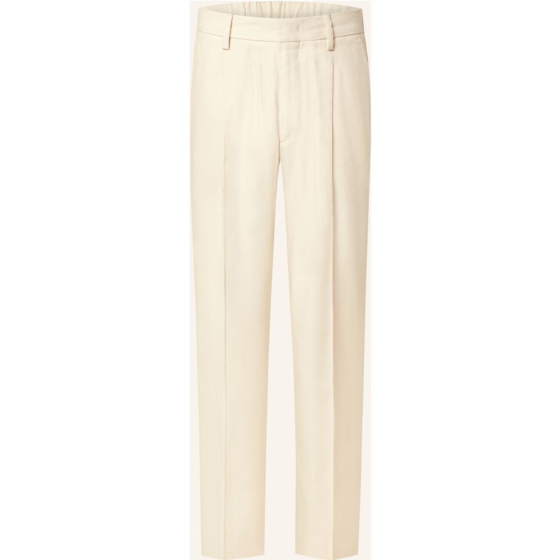 Nn.07 Chino Kay Relaxed Fit Mit Leinen weiss
