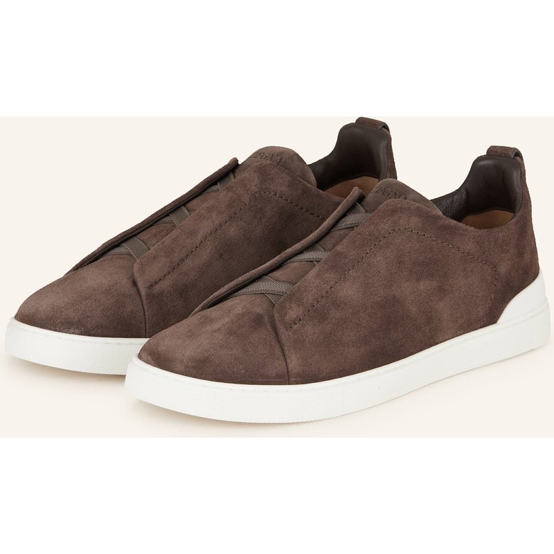 Zegna Slip-On-Sneaker Triple Stitch™ gruen