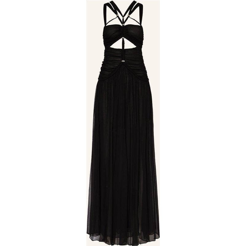 Isabel Marant Seidenkleid Rafael Mit Cut-Outs schwarz