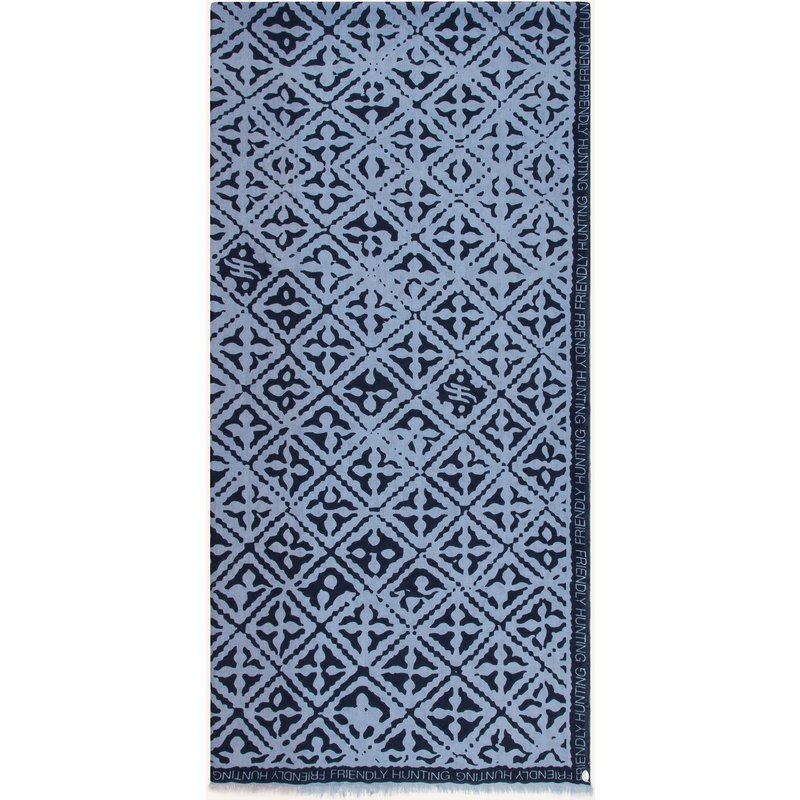 Friendly Hunting Cashmere-Schal Eyes Of Marakech blau