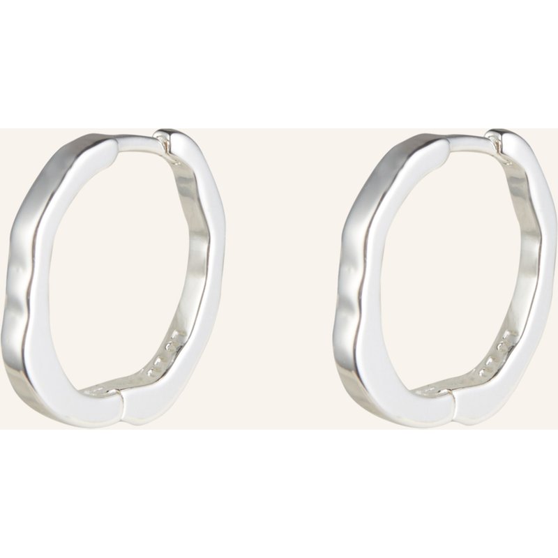 Lulu Copenhagen Creolen Organic Hoops silber