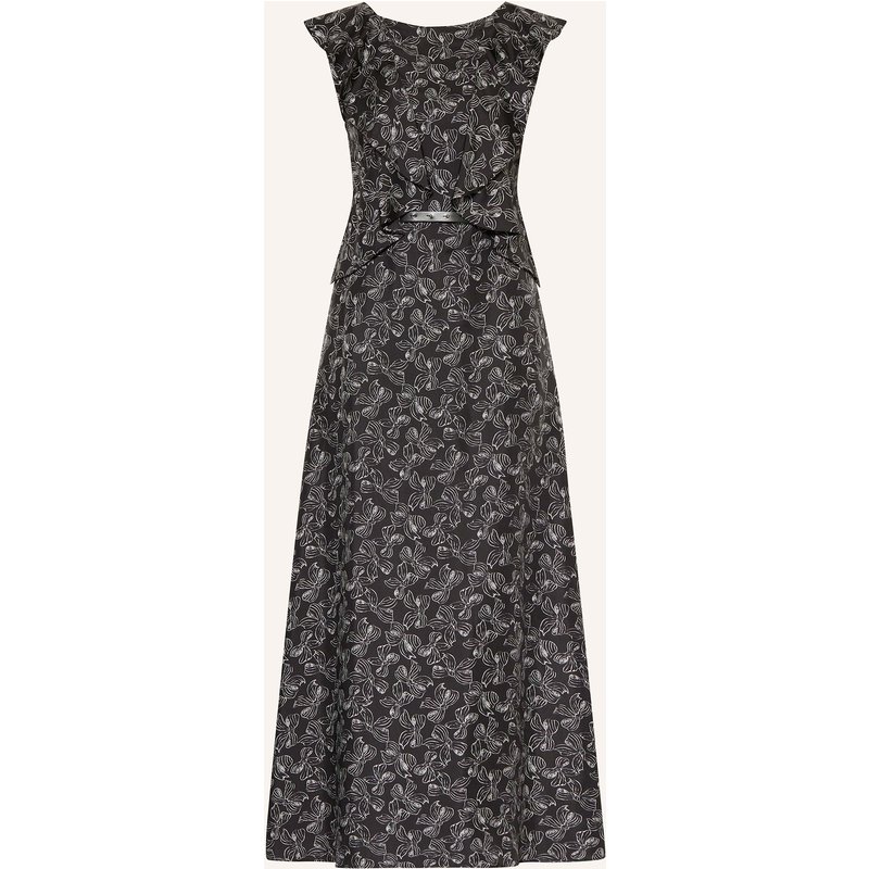 Max Mara Seidenkleid Calesse Mit Cut-Out schwarz