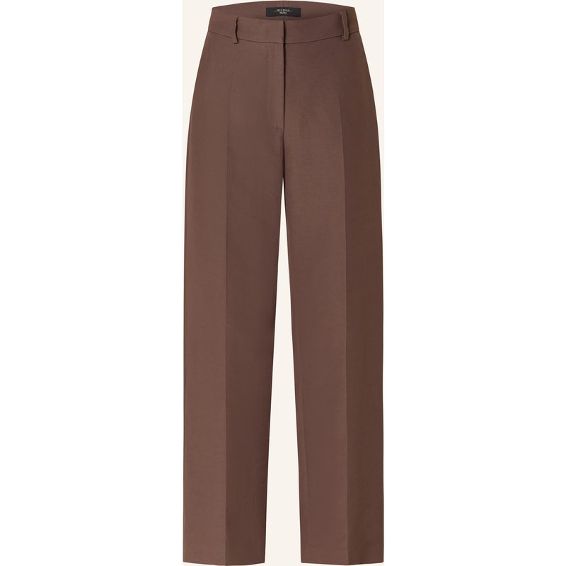 Weekend Max Mara Marlenehose Ballo braun