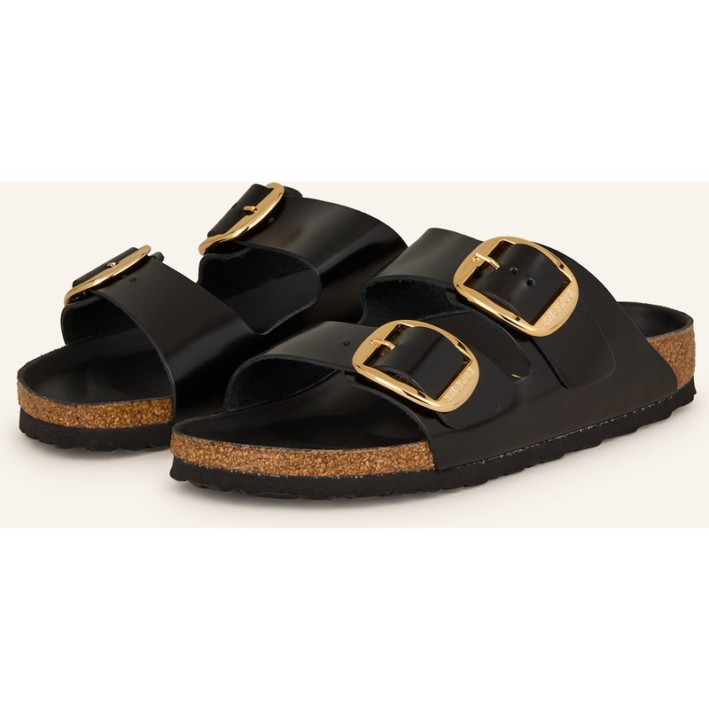 Birkenstock Pantoletten Arizona Big Buckle Lena schwarz