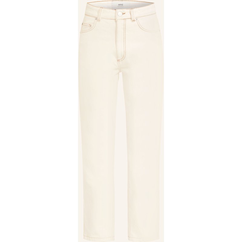Ami Paris Straight Jeans beige