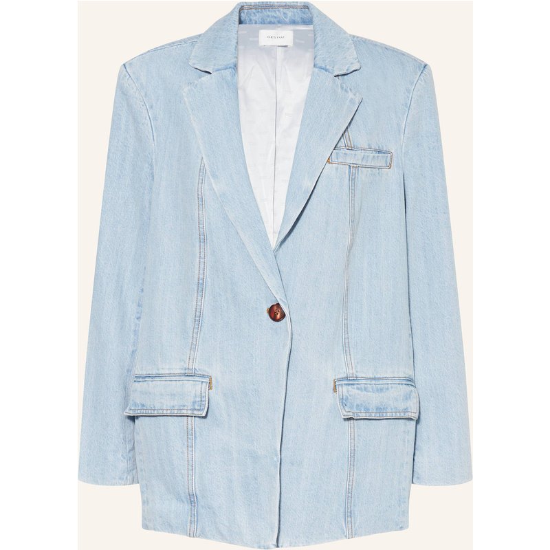Gestuz Blazer Vellagz In Jeansoptik blau