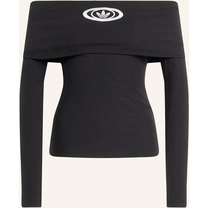 Adidas Originals Off-Shoulder-Longsleeve schwarz
