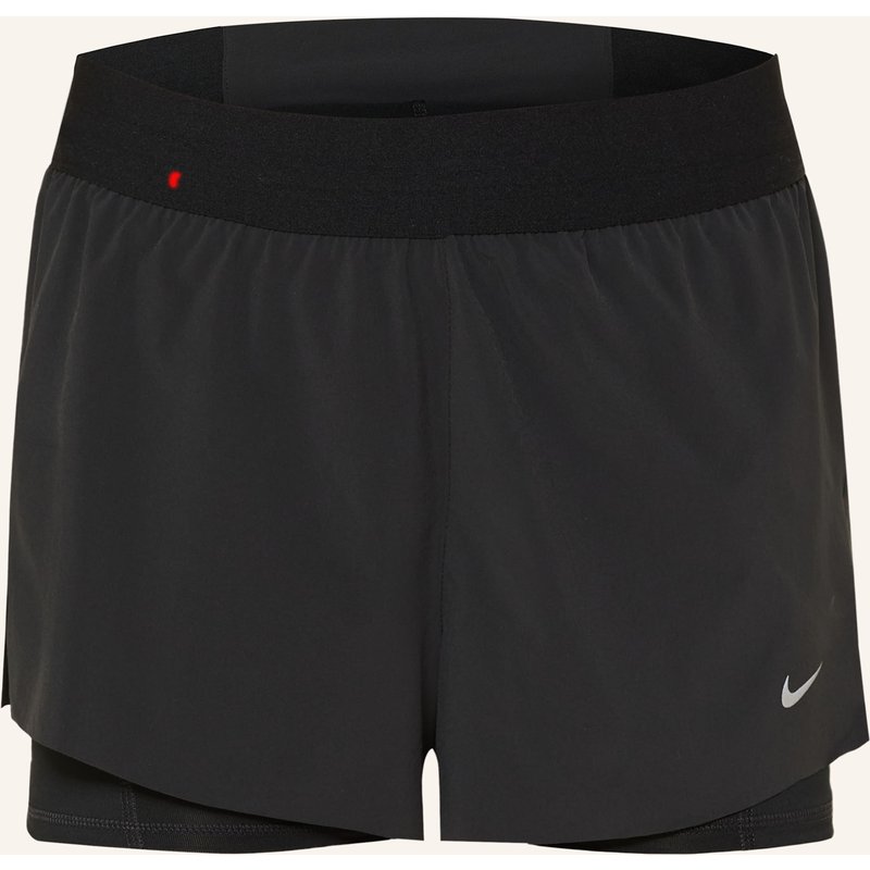 Nike 2-In-1-Laufshorts Dri-Fit Swift schwarz