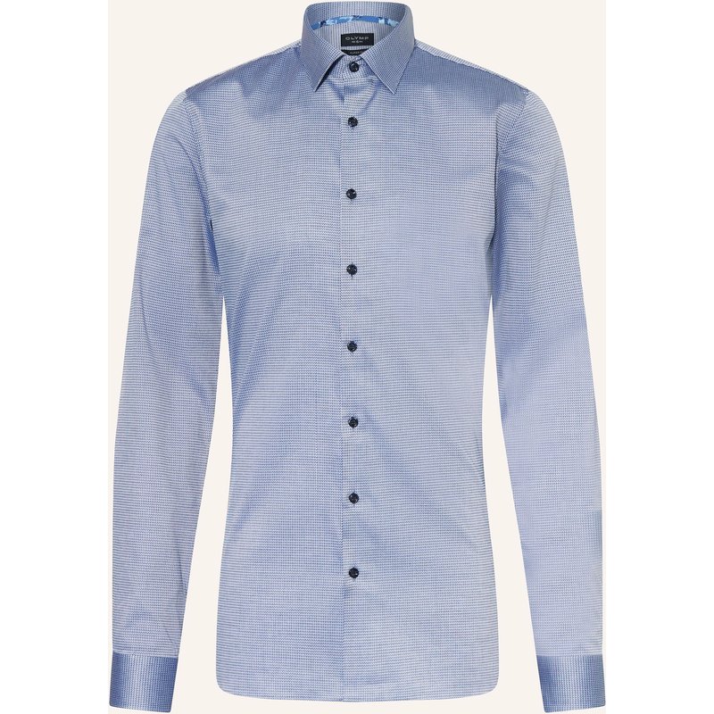 Olymp Hemd No. Six Super Slim Mit Extralangem Arm blau
