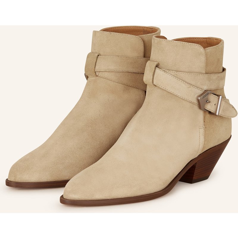 Isabel Marant Stiefeletten Deivy beige
