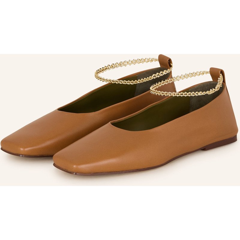 Maria Luca Ballerinas Augusta braun