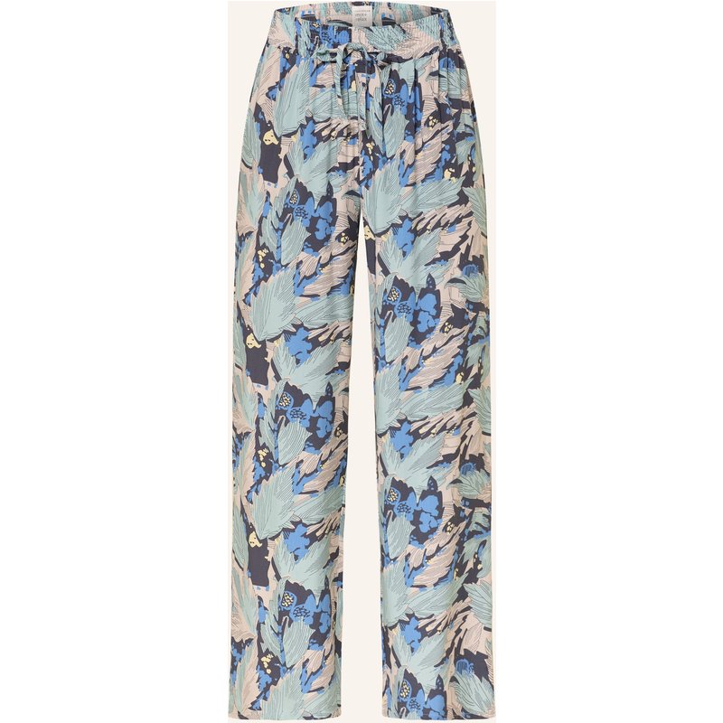Schiesser Schlafhose Mix+Relax blau