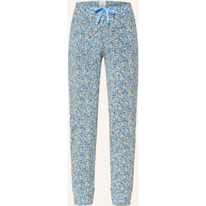 Schiesser Schlafhose Mix+Relax blau
