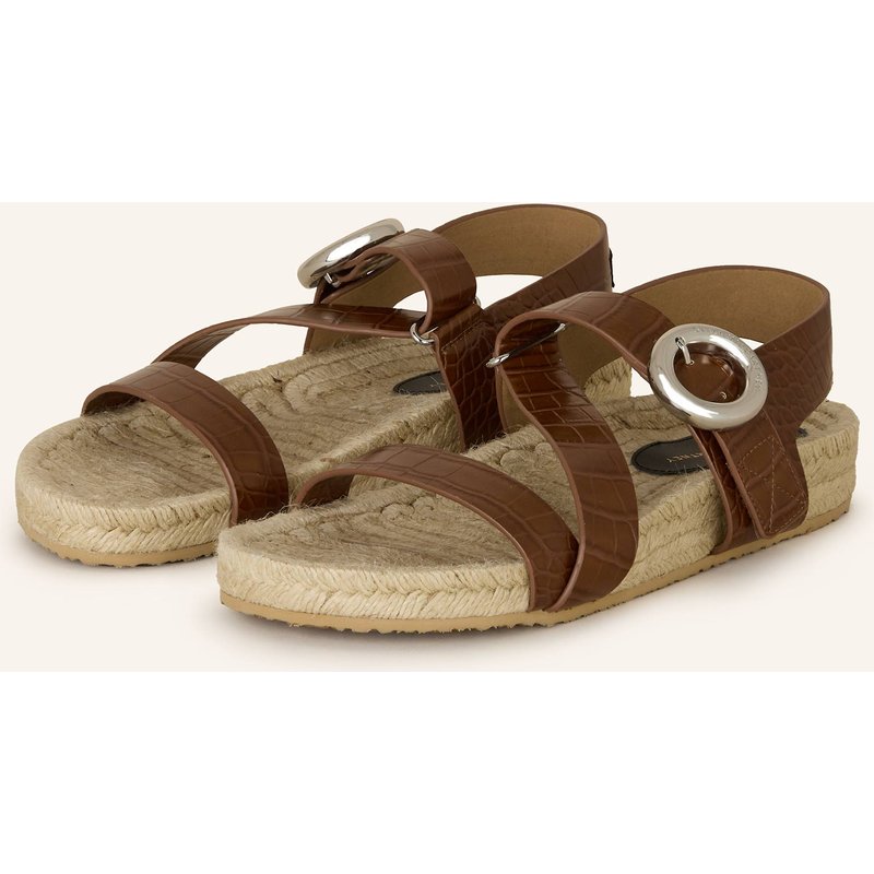 Stella Mccartney Sandalen Gaia Cocco Alt Reptile braun