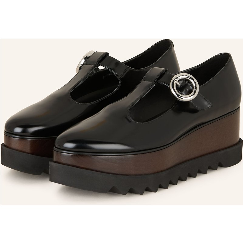 Stella Mccartney Plateau-Loafer Elyse schwarz