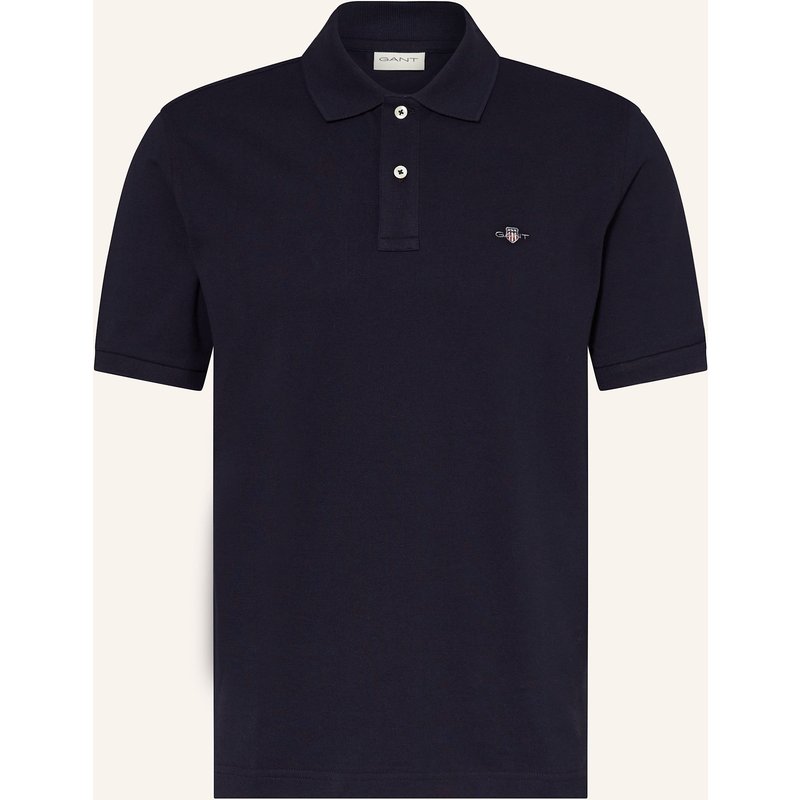Gant Piqué-Poloshirt blau