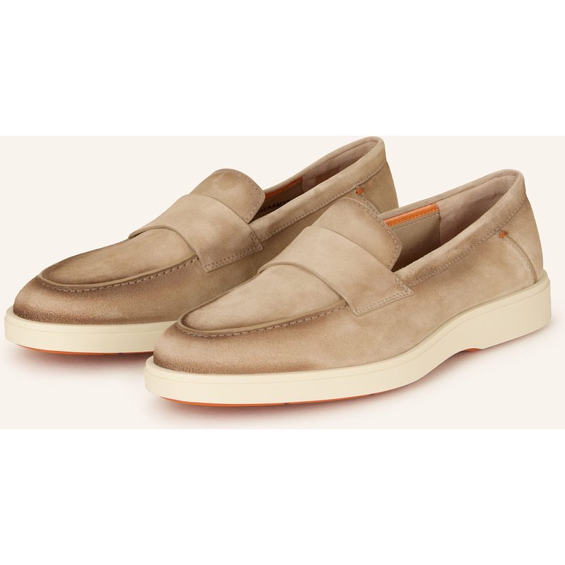 Santoni Slipper Revolve braun