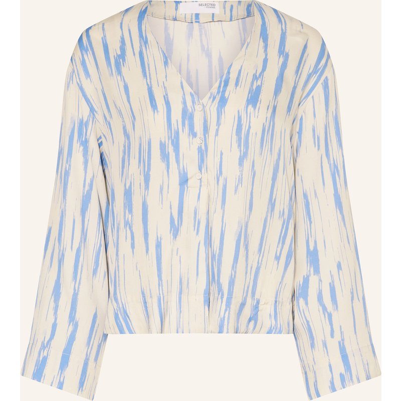 Selected Blusenshirt blau