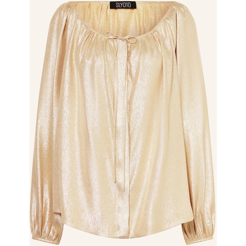 Sly 010 Bluse Sheree Mit Glitzergarn gold