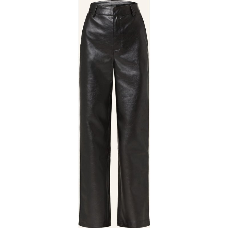Leger Studio Hose Insa In Lederoptik schwarz