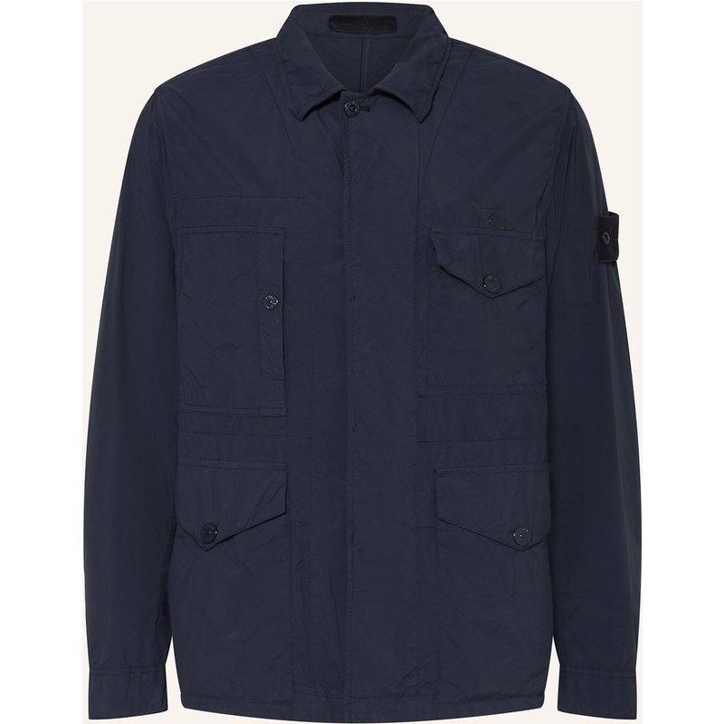 Stone Island Fieldjacket Ghost blau
