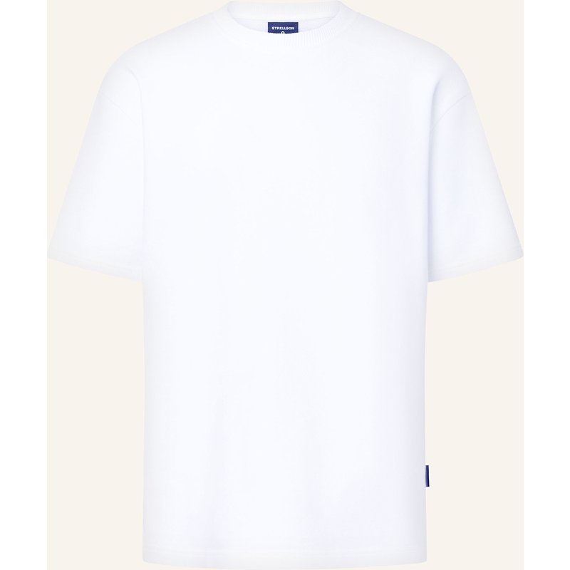 Strellson T-Shirt Pico Aus Piqué weiss