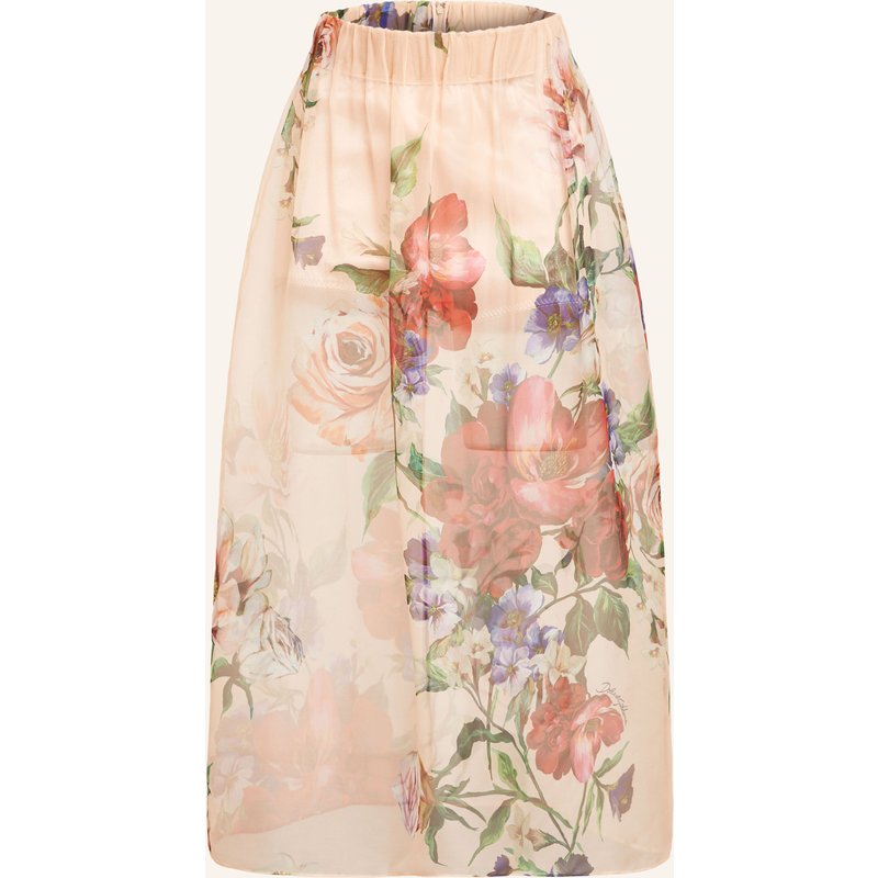 Dolce & Gabbana Seidenrock beige