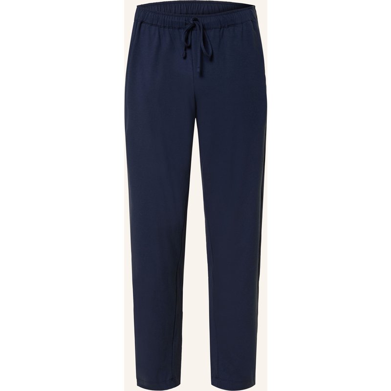Hanro Schlafhose Night & Day blau
