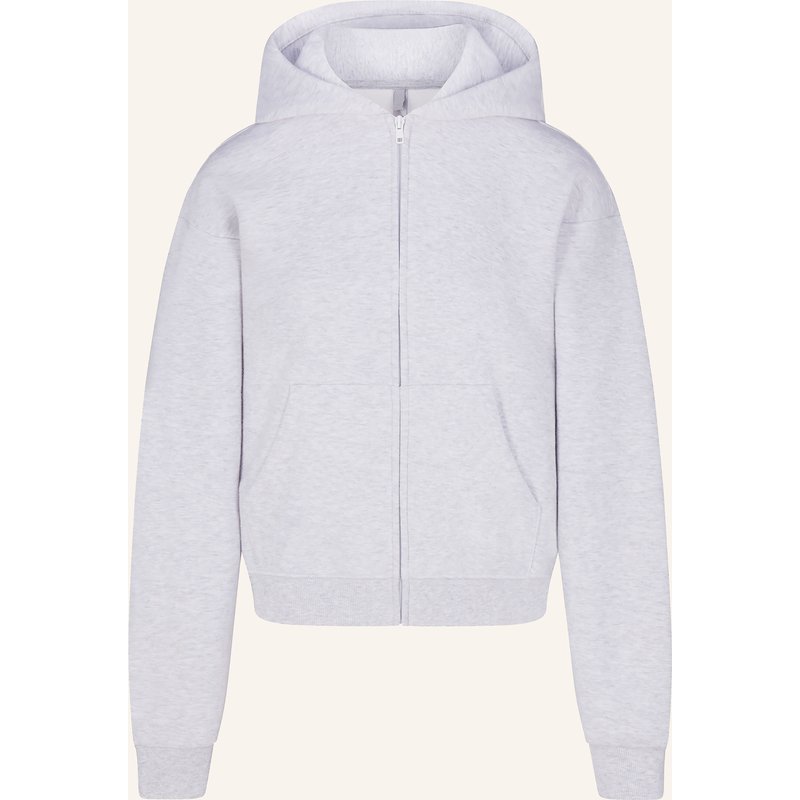 Skims Lounge-Sweatjacke Cotton-Fleece grau