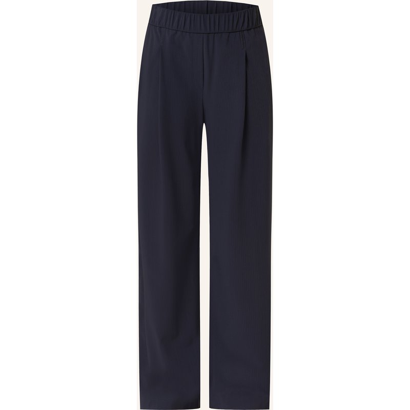 Marc Cain Marlenehose Wedi Im Materialmix blau