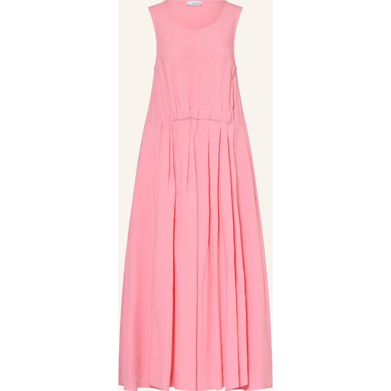 Rossana Diva Kleid Mit Leinen rosa